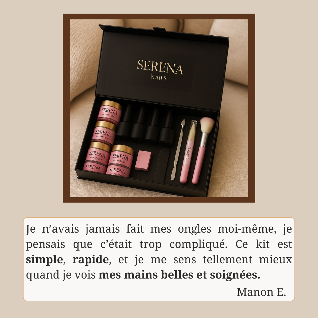 Kit de manucure sans lampe UV