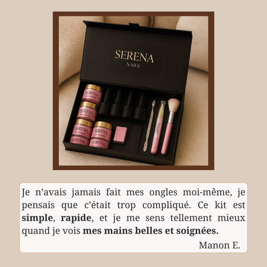 Kit de manucure sans lampe UV
