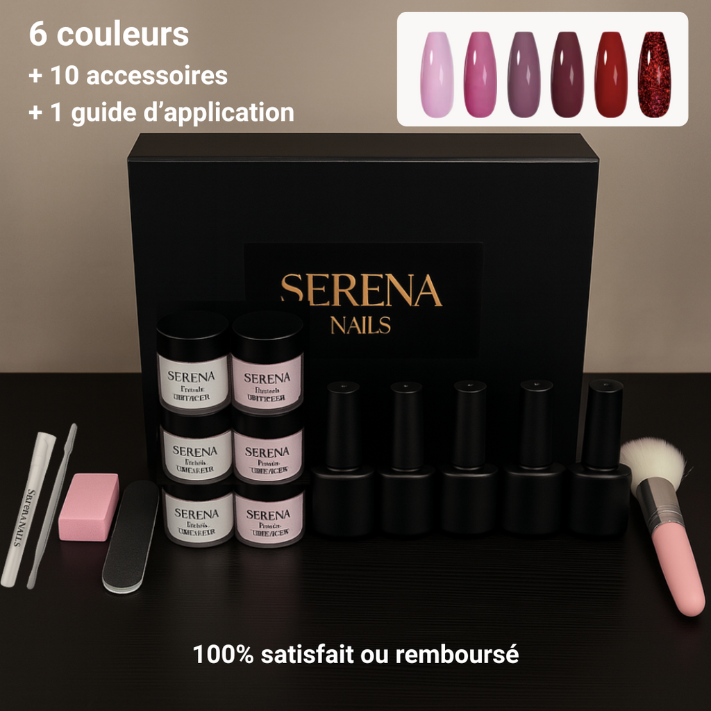 Kit de manucure sans lampe UV