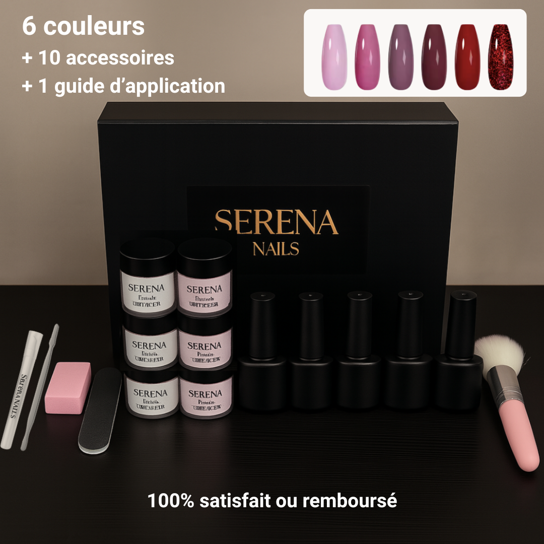 Kit de manucure sans lampe UV