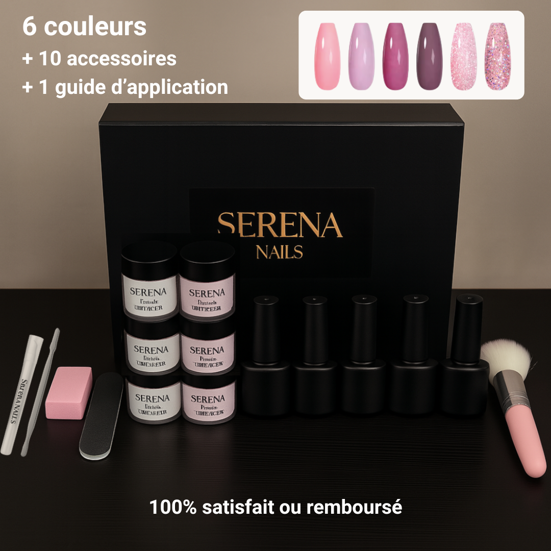 Kit de manucure sans lampe UV