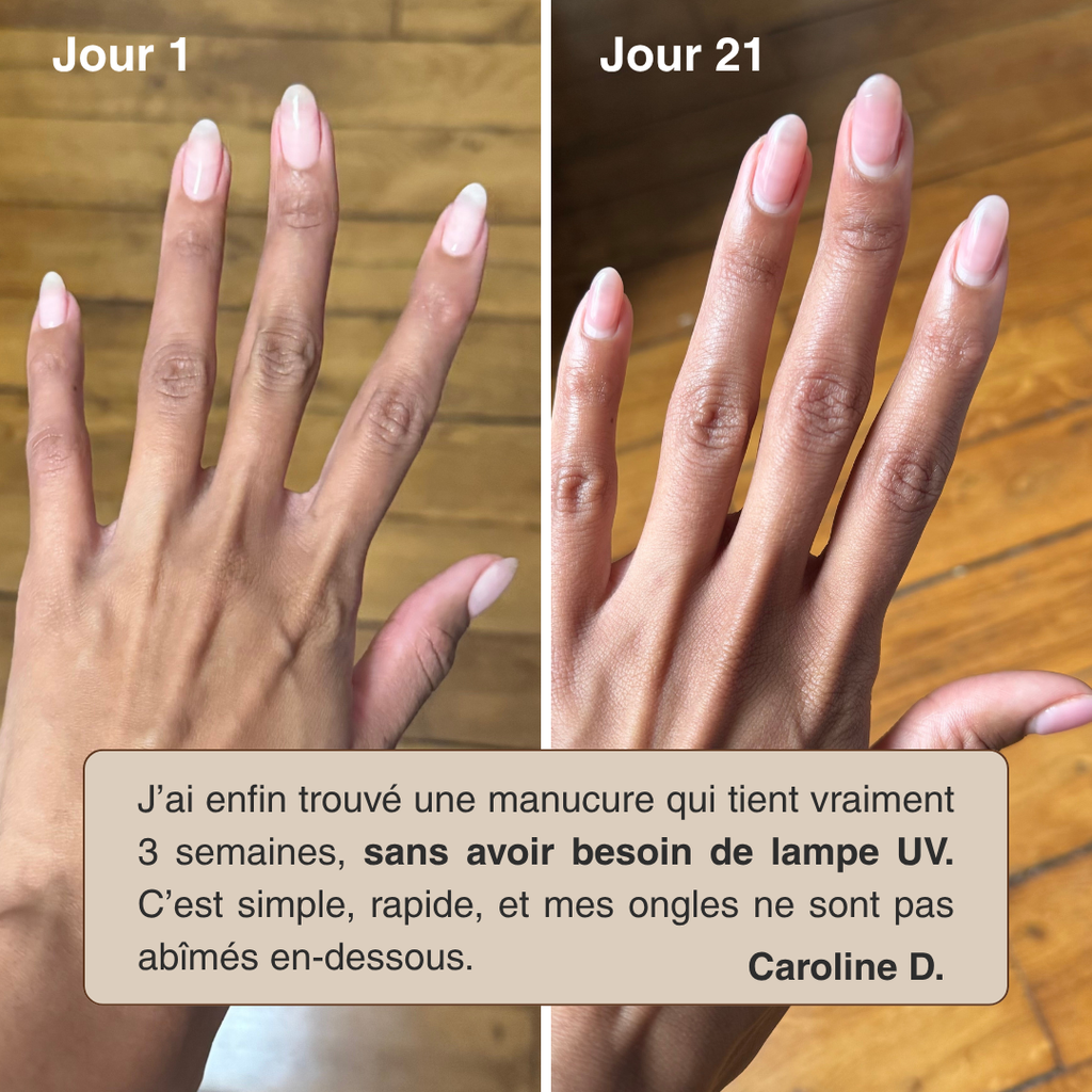 Kit de manucure sans lampe UV