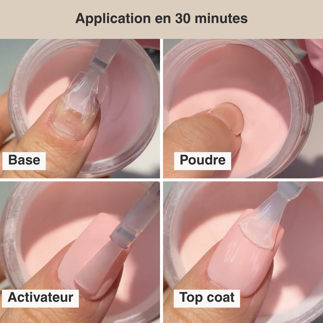 Kit de manucure sans lampe UV