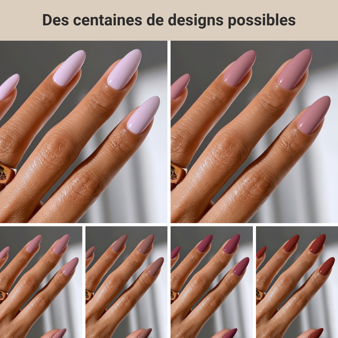 Kit de manucure sans lampe UV